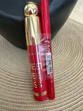 New Meike Glamour Red Lip Gloss & Lip Liner Set in Red